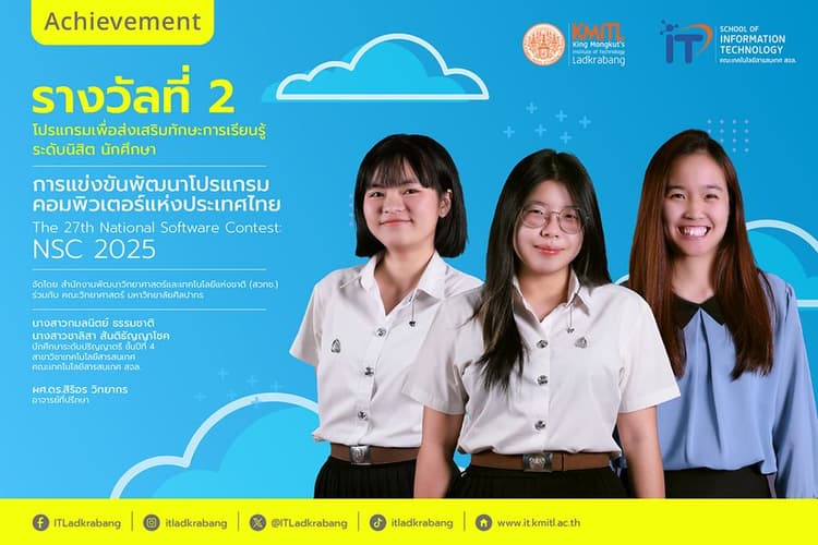 🏆 2nd Prize “The 27th National Software Contest: NSC 2025”